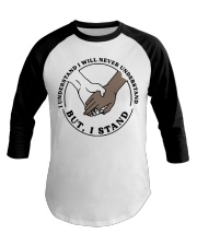 But I Stand Baseball Tee tile