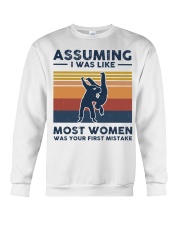 Assuming I Was Like Most Women - Judo Retro Crewneck Sweatshirt tile
