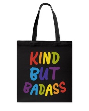 Kind But Badass Tote Bag tile