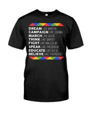 Dream Like Martin - Black History Month Premium Fit Mens Tee tile