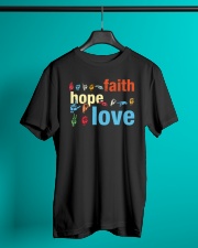 Faith Hope Love Sign Language Classic T-Shirt lifestyle-mens-crewneck-front-3