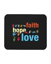 Faith Hope Love Sign Language Mousepad thumbnail