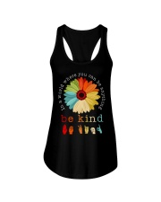 In A World Where You Can Be Anything - Be Kind Ladies Flowy Tank tile