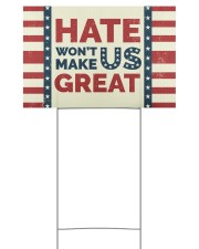 Hate Won't Make Us Great Yard Signs tile