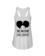 No Racism Formed Against Me Shall Prosper Ladies Flowy Tank tile