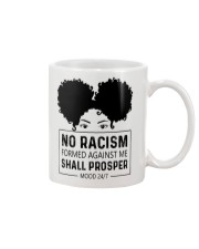 No Racism Formed Against Me Shall Prosper Mug tile