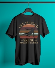Life Is Good Skiing Makes It Better Classic T-Shirt lifestyle-mens-crewneck-front-3