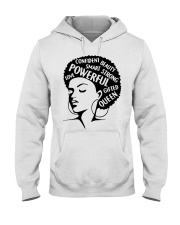I Am Woman - Black Hooded Sweatshirt tile
