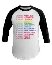 You Are Fabulous Baseball Tee tile