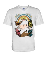 Witchcraft Butterfly V-Neck T-Shirt tile