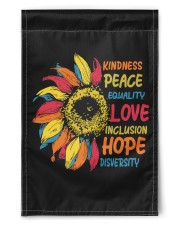 Kindness Peace Equality Love Sunflower Flags tile