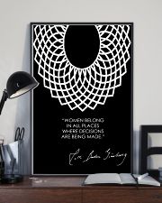 RBG Women Belong In All Places 11x17 Poster lifestyle-poster-2