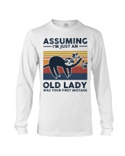 Assuming I'm Just An Old Lady - Sloth Long Sleeve Tee tile