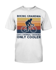 Biking Grandma - Like A Normal Grandma Only Cooler Classic T-Shirt tile