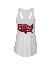 Brown Skin Is Not Probable Cause Ladies Flowy Tank tile