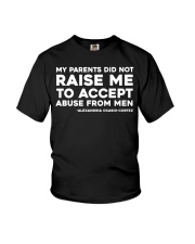 My Parents Did Not Raise Me To Accept Abuse Youth T-Shirt tile