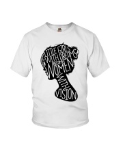 Little Girls With Dreams Become Women With Vision Youth T-Shirt tile