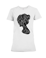 Little Girls With Dreams Become Women With Vision Premium Fit Ladies Tee tile