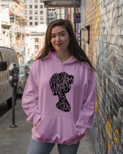 Little Girls With Dreams Become Women With Vision Hooded Sweatshirt lifestyle-unisex-hoodie-front-1