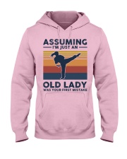 Assuming I'm Just An Old Lady - Karate Hooded Sweatshirt front