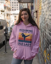 Assuming I'm Just An Old Lady - Karate Hooded Sweatshirt lifestyle-unisex-hoodie-front-1