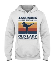 Assuming I'm Just An Old Lady - Karate Hooded Sweatshirt tile
