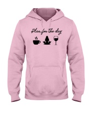 Yoga Plan For The Day Hooded Sweatshirt front