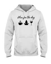 Yoga Plan For The Day Hooded Sweatshirt tile