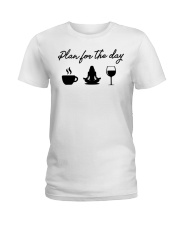 Yoga Plan For The Day Ladies T-Shirt tile