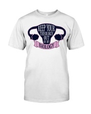 Keep Your Theology Out Of My Biology Classic T-Shirt tile