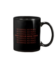 Know Justice Know Peace Mug tile