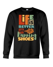 Life Is Better In Running Shoes Crewneck Sweatshirt tile