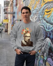 RBG Flower Crewneck Sweatshirt lifestyle-unisex-sweatshirt-front-2
