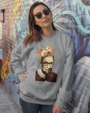 RBG Flower Crewneck Sweatshirt lifestyle-unisex-sweatshirt-front-3