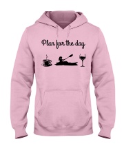 Plan For The Day - Kayaking Hooded Sweatshirt front