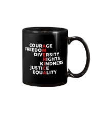 America Courage Freedom Diversity Rights Kindness Mug tile
