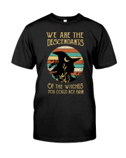 We Are The Descendants Of The Witches You Couldn't Premium Fit Mens Tee thumbnail