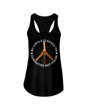 My Circle Is Based On Charactor Not Color Ladies Flowy Tank tile