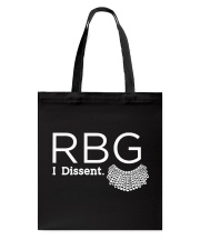 RBG I Dissent Collar Tote Bag tile