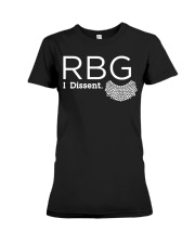 RBG I Dissent Collar Premium Fit Ladies Tee tile