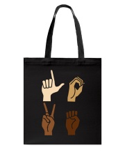 LOVE ASL Tote Bag tile