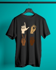 LOVE ASL Classic T-Shirt lifestyle-mens-crewneck-front-3