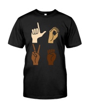 LOVE ASL Premium Fit Mens Tee tile