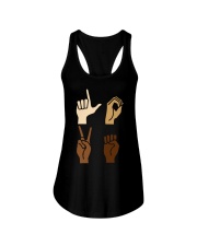 LOVE ASL Ladies Flowy Tank tile