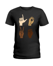 LOVE ASL Ladies T-Shirt tile