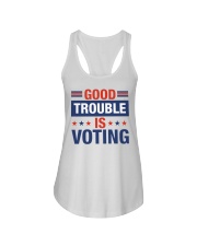 Good Trouble Is Voting Ladies Flowy Tank tile