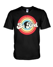 Be Kind Retro V-Neck T-Shirt tile