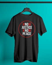 Know Justice Know Peace Classic T-Shirt lifestyle-mens-crewneck-front-3
