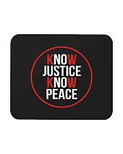 Know Justice Know Peace Mousepad tile