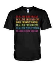 Do All The Good You Can V-Neck T-Shirt thumbnail